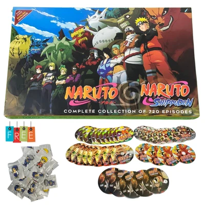 ENGLISH DUBBED DVD Naruto Shippuden Complete Vol 1-720 End Bonus 11 Movies - Image 1 of 4