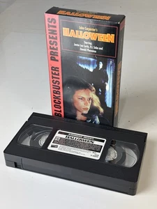 Blockbuster Presents John Carpenter's Halloween VHS Jamie Lee Curtis - Picture 1 of 3