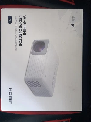 AKIYO O1 Portable Mini LED HDMI Projector - Image 1 of 4