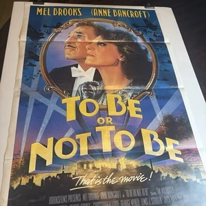 Original 1983 Movie Poster “TO BE OR NOT TO BE" 27x41" MEL BROOKS Movie House - Picture 1 of 13