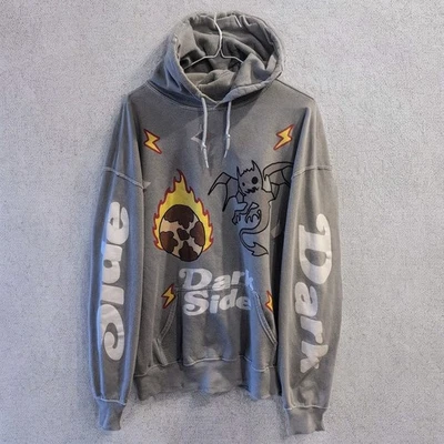 Pacsun Darkside Pullover Sweatshirt With Cool Graphic Design. SIZE:LARGE - Image 1 of 3