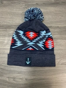 Sombrero gorro tejido con puños azteca Seattle Kraken NHL - Imagen 1 de 4
