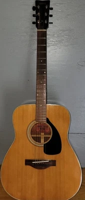 Guitarra Acústica Vintage Yamaha Años 70 Hecha FG-180 ROJO Nippon Gakki Etiqueta Usada Foto 1 de 4