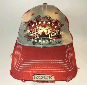 Miranda Lambert Tour Konzert Mütze Damen rot distressed Cap Rock - Bild 1 von 11