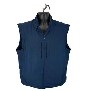 SCOTTeVEST RFID Travel Vest Navy Blue Size XL Mens Utility Pockets - Picture 1 of 12