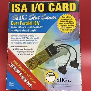SIIG IO1878 Duet Parallel PCI I/O Card with Cable - Picture 1 of 9