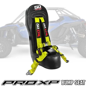 RZR Rear Bump Seat & Yellow Harness Auto Style Buckle Turbo PRO XP PRO R Turbo R - Bild 1 von 10