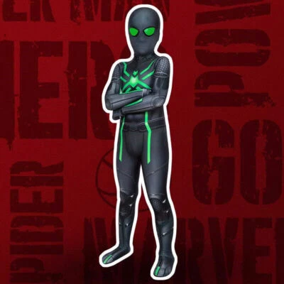 Spider-Man Peter Parker Niños Disfraz Traje Body Monos Máscara  Foto 1 de 4