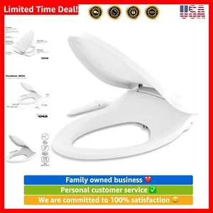 Bidé de inodoro alargado PureWash M250 con pulverizador ajustable - Fácil instalación - Imagen 1 de 17