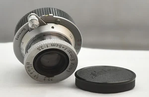 Leitz Leica Elmar 5cm 3,5 M39 Red scale Numeri rossi 1953 - Imagen 1 de 5