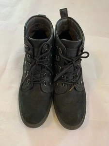 Cole Haan Briana Grand Womens Black Y2K Lace Up Hiking Boots SZ 9.5 W12288 - Picture 1 of 11