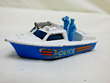 Lesney Matchbox Police Boat Launch White Diecast Toy Vintage 1976 Superfast N 52