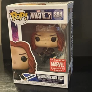 Funko Pop - What If? - 894 Post-Apocalyptic Black Widow - Marvel Collector Corps - Picture 1 of 7