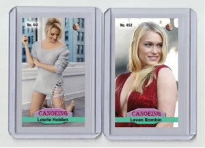 Laurie Holden rare MH Canoeing #'d x/3 Tobacco card no. 441 - Picture 1 of 1