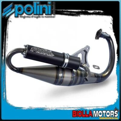 POLINI. 200.0406 MARMITTA POLINI SCOOTER TEAM 4 MINARELLI VERTICALE OMOLOGATA