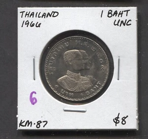 1966-Thailand-1 BAHT- UNC - Picture 1 of 2