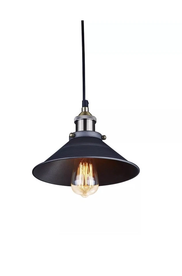 Mini colgante de metal marrón claro CLAXY Ecopower Industrial Edison T8828DU-A = Foto 1 de 4