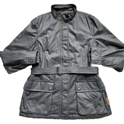 Coach Waxed Belt Hack Jacket in Dark Loden Size Large - Image 1 of 4