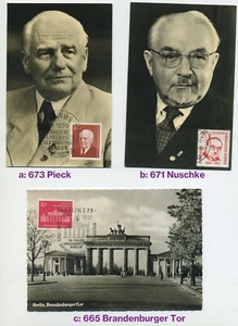 RDA 665, 671, 673 cada tarjeta máxima ¡Excelente! Selecciona #m208 - Imagen 1 de 1