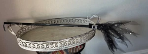 Black & Silver Witches Broom - Picture 1 of 3