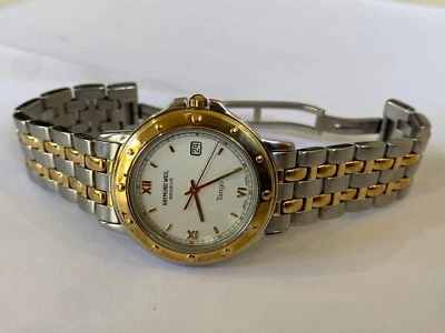 Relógio suíço Raymond Weil TANGO quartzo de dois tons 36 mm ref: 5560 - Imagem 1 de 4