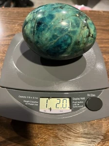 Medium Jade yoni egg perforated green Blue 1.2 LB - Picture 1 of 7