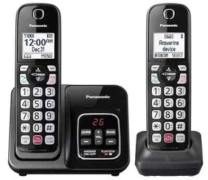 Panasonic Telefono Cordless con Risposta, Chiamata Avanzata (Nero Metallizzato) - Foto 1 di 10