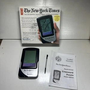 Excalibur The New York Times Deluxe TouchScreen Crossword Puzzle - WORKS - Picture 1 of 6