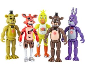 Featured by Five Nights at Freddys | Action Figures Toy Set of 10 PCS | 6 inches