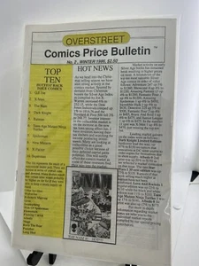IMMACULATE MINT #2 Winter 1986 Overstreet Comic Price Bulletin GI Joe NAM - Picture 1 of 6