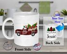 Gnomes Truck Plaid Christmas Personalized Coffee Mug For 11oz Ceramic Mug