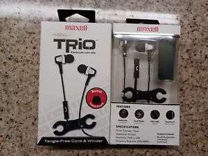 Maxell 199818 Mega Trio Earset - Stereo - Mini-phone (3.5mm) - Wired - Picture 1 of 2
