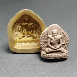 4cm Samantabhadra Yab Yum Tsa Tsa Form, Gandhanra Tibetische Statue Tsha Tsha Mould - Bild 1 von 10