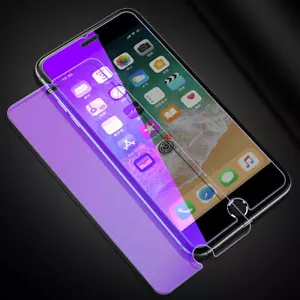 5X For iPhone 16/ 15/14/13/12/11/X/8 Anti-Blue Light Glass Screen Protector - Picture 1 of 26