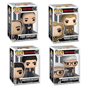 The Sopranos - Tony in Suit Adriana Junior Christopher Pop! Vinyl Figure 4 SET - Picture 1 of 5