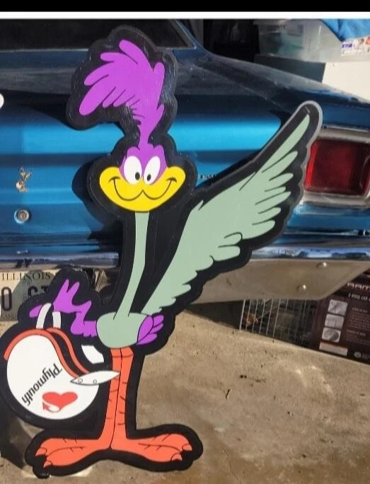 PLYMOUTH ROAD RUNNER 47"  Standing Bird - Image 1 of 1