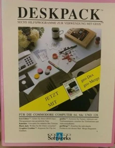 DESKPACK disquete + manual 100% ok (Commodore C 64) alemán - Imagen 1 de 3