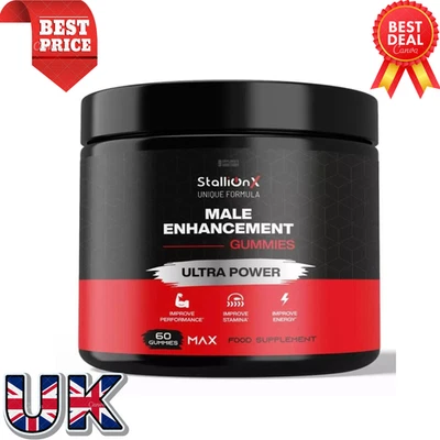 BRANDED Stallion X 60 Gummies, Supports performance, Max Serving , Boost Stamina*