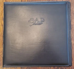 Cuaderno de 3 anillas cubierto de cuero (negro) anillo GAP PREMIER 2" First Union - Imagen 1 de 10