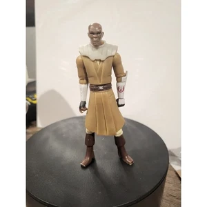 2009 Hasbro Star Wars The Clone Wars Mace Windu Loose 3.75" Action Figure - Picture 1 of 6