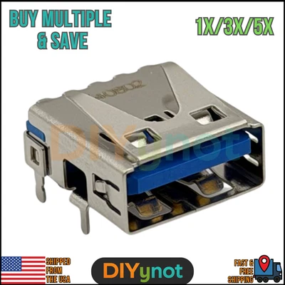 Sony PlayStation 5 PS5 Trasero USB 3.0 Tipo-A Puerto Interfaz Zócalo 1x/3x/5x Foto 1 de 4