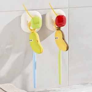 1/3*Cute Banana Toothbrush Storage Portable Travel Cover yellow/green K7Z2 - Picture 1 of 17