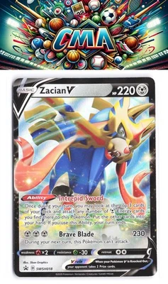 SWSH: Sword & Shield Promo Cards #SWSH018 Zacian V - Image 1 of 2