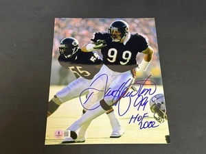 Dan Hampton Bears Autographed Signed 8x10 Photo Beckett Hologram HOF 2002 * - Picture 1 of 1