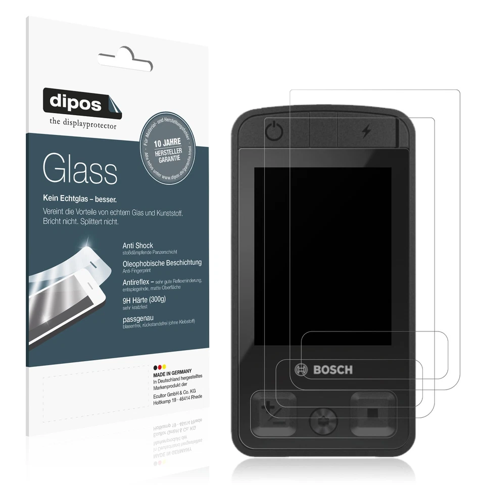 2x Protection ecrán pour Bosch Kiox 400C mat Verre souple Film Protecteur 9H - Photo 1/4