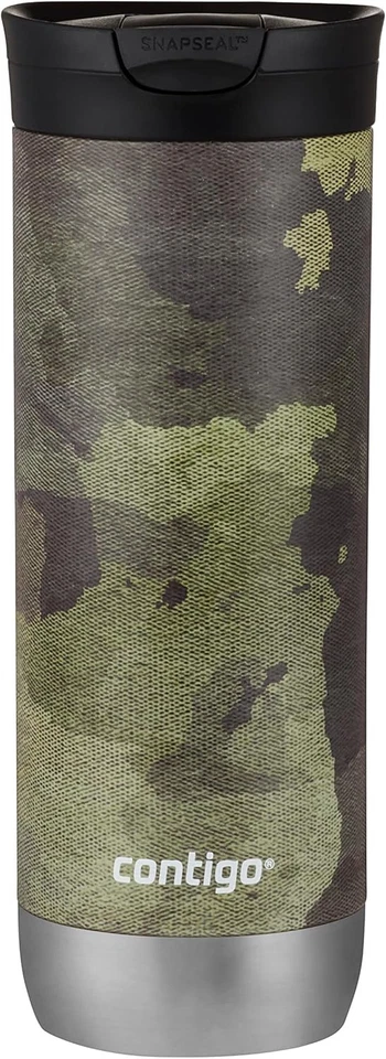 Contigo Huron Stainless Steel Travel Mug with SNAPSEAL Lid 20oz. Camo