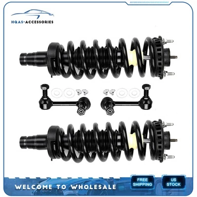 4PC For BUICK RAINIER 2004-2007 Front Complete Struts Sway Bar Kit Foto 1 de 4