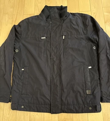 Chaqueta Zegna Sport Globe Para Hombre Triple Tech Negra Talla L Cremallera Foto 1 de 4