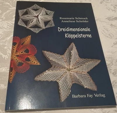DREIDIMENSIONALE KLOPPELSTERNE German With English Translation Sht 3D Lace Stars - Image 1 of 4
