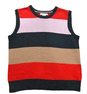 Boden Damen M Harriet Pullover Tank Weste Kaschmir Wollmischung gestreift �� - Bild 1 von 7